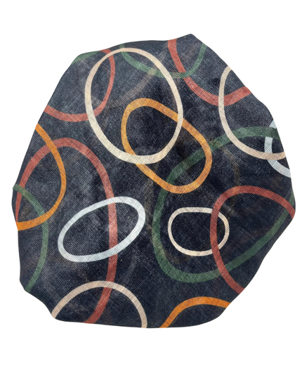 It's Younique PP-HOO-GN Hoops Print Pre-Tied Bandanna with Velvet Grip Myselflingerie.com