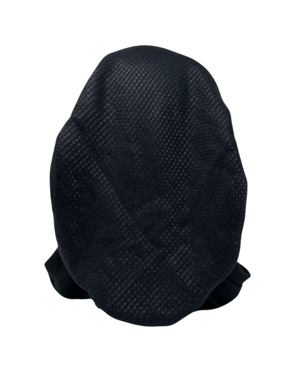 Revaz HS564A Black Textured Adjustable Pre-Tied Bandanna with Velvet Grip Myselflingerie.com