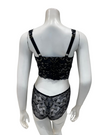 Cosabella PARAD1303 + 0771 Black/Gold Paradiso Curvy Bralette Set Myselflingerie.com