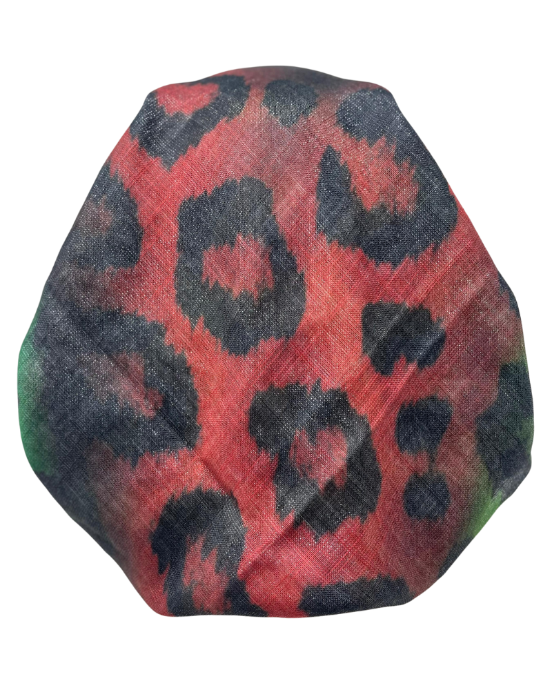 It's Younique PP-SHIM-LEO Shimmer Leopard Pre-Tied Bandanna with Velvet Grip Myselflingerie.com