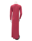 The Star Story 10-882 Royal Scroll Terra Modal Button Down Nightgown Myselflingerie.com