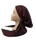 Ahead Berry Crescents Israeli Style Long Tails Pre-Tied Bandanna