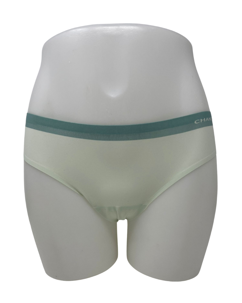 Chantelle 2643 Seamless One Size Fits All Bikini Green Lily Treillis Myselflingerie.com