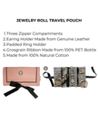 MCJRPIVE Pink Velvet Medium Couture Jewelry Roll