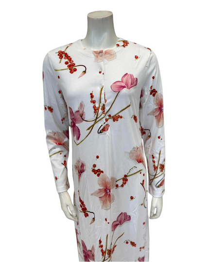 Furstenburg 45383276LI Spring Breeze Button Down Cotton Nightgown Myselflingerie.com