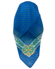 OB-GUCBE-RO Royal Blue Gucci Inspired Belts Pre-Tied Open Back Bandanna with Velvet Grip