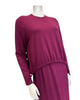 Velvet AN1861WN Wine Drawstring Modal Nursing Nightgown Myselflingerie.com