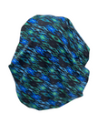 Triple Up BS Green and Blue Geo Pre-Tied Swim Bandanna Myselflingerie.com