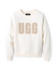UGG Nimbus/Sand Madeline Fuzzy Logo Crewneck Sweater