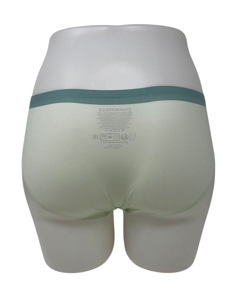 Chantelle 2643 Seamless One Size Fits All Bikini Green Lily Treillis Myselflingerie.com