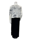 ORD PNO26W7003 Toile Pattern Modal Nursing Nightgown Myselflingerie.com