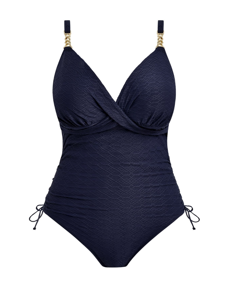 Fantasie Midnight Azores Twist Front Underwire Swimsuit Myselflingerie.com