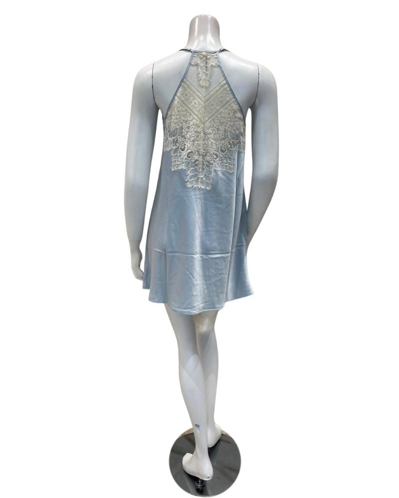 Flora Nikrooz Q81426 + Q80442 Ice Flow Genevive Chemise & Wrap Set Myselflingerie.com