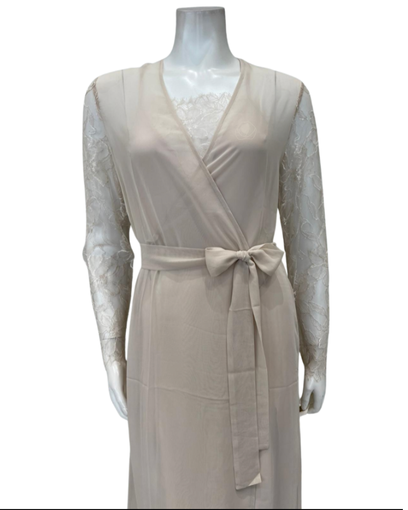 Rya Collection 985 + 986 Champagne Sincerity Gown & Robe Set Myselflingerie.com