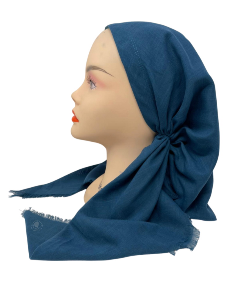 Cherie SP309A-TL Teal Adjustable Pre-Tied Open Back Bandanna Myselflingerie.com