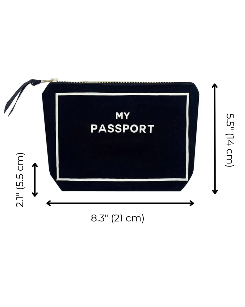 PPB Black Passport Pouch