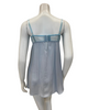 Isayes Lingerie 600193 + 180078 Heavenly Blue Embroidered Chemise & Wrap Set Myselflingerie.com