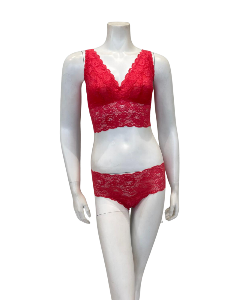 Cosabella NEVER1386+07ZL Ibisco Lace Bralette & Short Set Myselflingerie.com