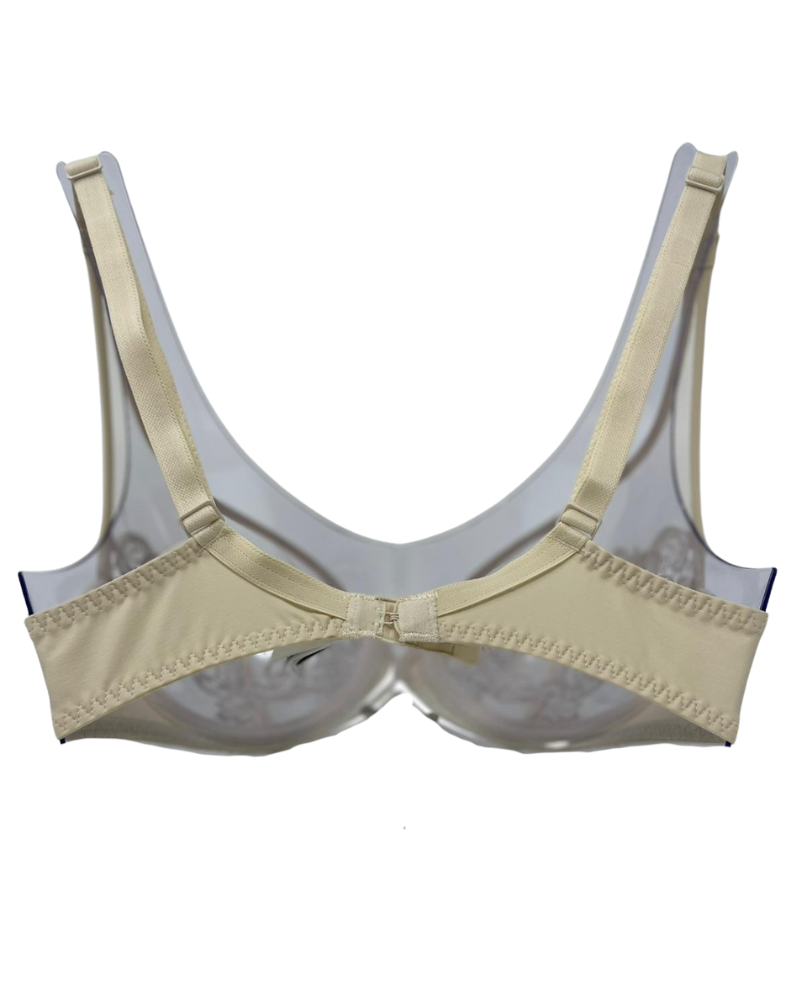 Simone Perele 15C319 Chocolate Sheer Plunge Underwire Bra Myselflingerie.com