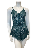 MAGNO2221 Schnapps Lace Teddy Romper