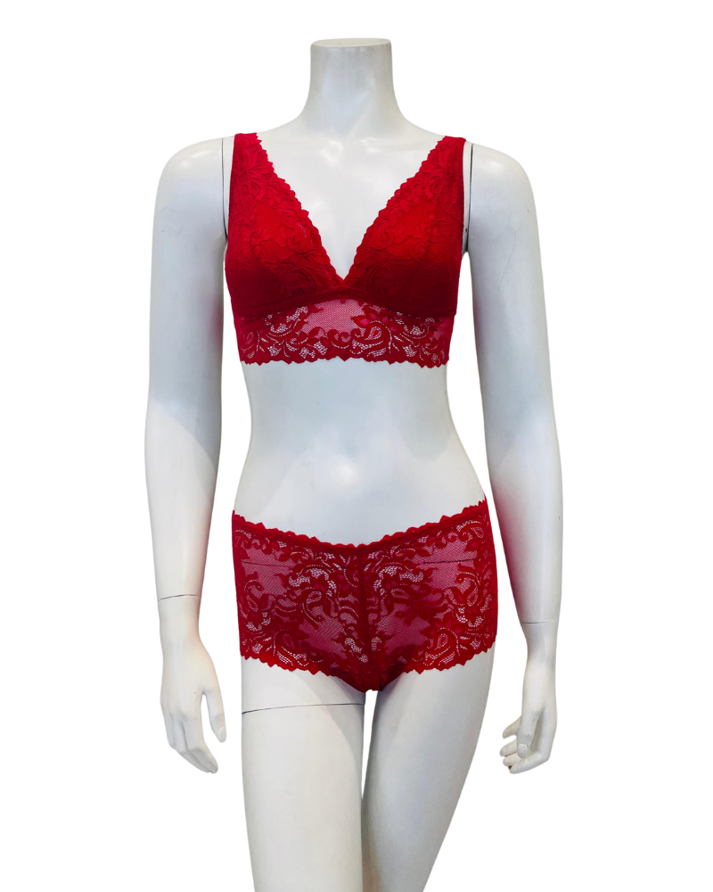 Cosabella CARME1320 + 0770 Velluto Carmela Bralette & Panty Set Myselflingerie.com