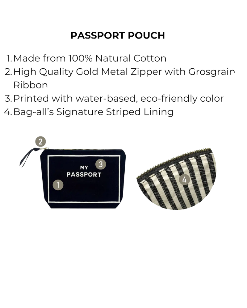 PPB Black Passport Pouch