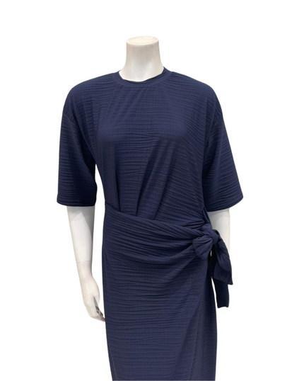 Undercover Waterwear S25-KD-N Navy Knot Swim Dress Myselflingerie.com