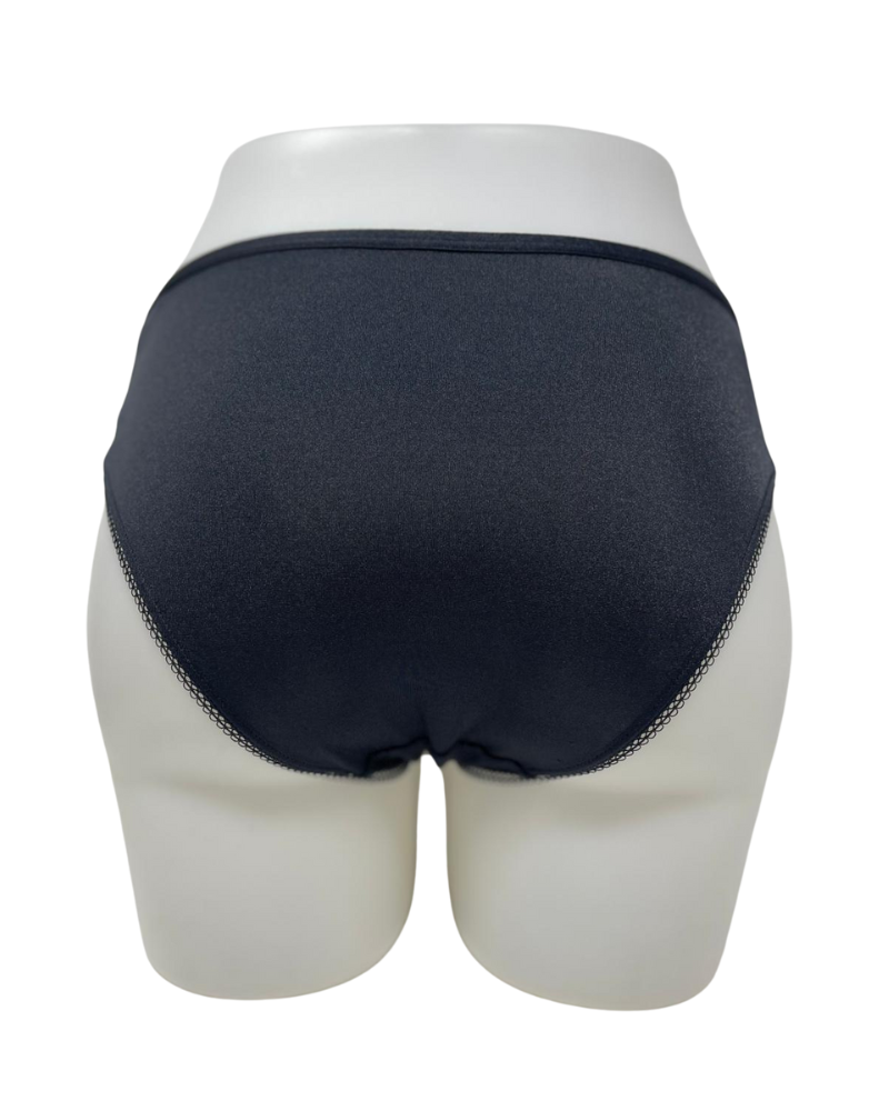 Mey 29818 Black #3 Superfine Organic Cotton Brief Myselflingerie.com