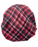 It's Younique PP-PL-RD Red and Black Plaid Pre-Tied Bandanna with Velvet Grip Myselflingerie.com