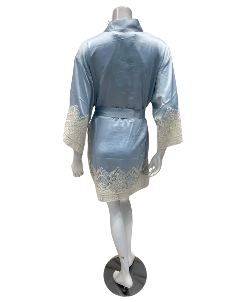 Flora Nikrooz Q81426 + Q80442 Ice Flow Genevive Chemise & Wrap Set Myselflingerie.com