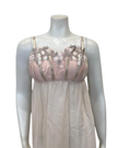 Isayes Lingerie 600193 + 180078 Light Pink Embroidered Chemise & Wrap Set Myselflingerie.com