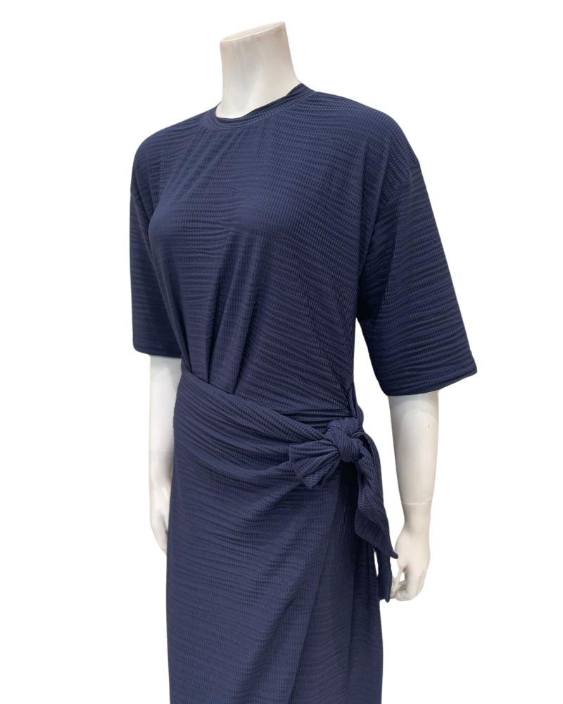 Undercover Waterwear S25-KD-N Navy Knot Swim Dress Myselflingerie.com