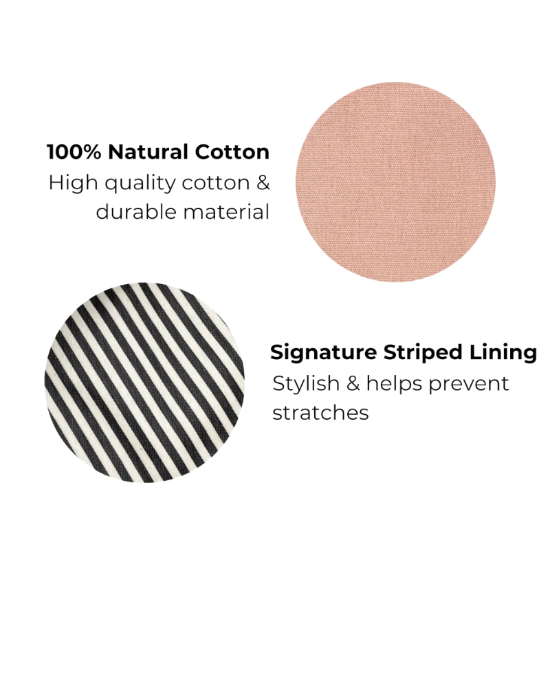 MCJRPIVE Pink Velvet Medium Couture Jewelry Roll