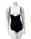 Chantelle 3508 Black Basic Shaping Open Bust Bodysuit Myselflingerie.com