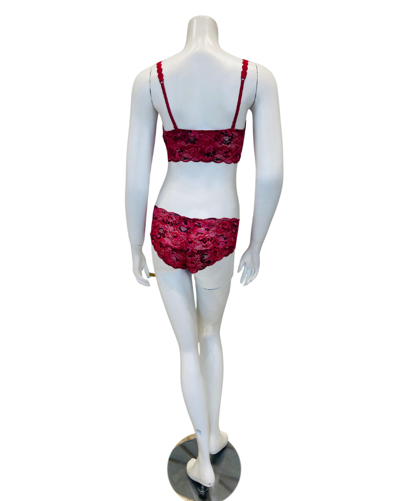 Cosabella NEVEO1301 + 07ZL Velluto/Black Ombre Sweetie Bralette & Panty Set Myselflingerie.com