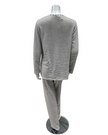 Iora Lingerie 225521 Striped Knit Blend Button Down Pajamas Set Myselflingerie.com