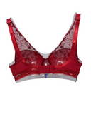 Chantelle 15F7 Poppy Red Day to Night Lightweight Plunge Underwire Bra Myselflingerie.com