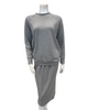 Jackie O' 2PC-TSHIRT-GRY Grey Lounger Top & Skirt Set Myselflingerie.com