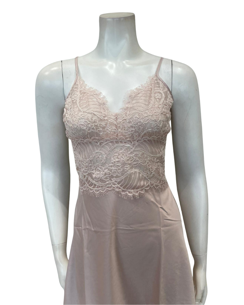 Rya Collection 989 + 990 Sepia Rose Serenade Chemise & Wrap Set Myselflingerie.com