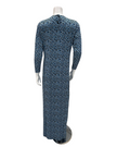 Lunderbeck N5082-24PO Azure Blue Lunderbeck Candy Leopard Pull On Modal Nightgown Myselflingerie.com