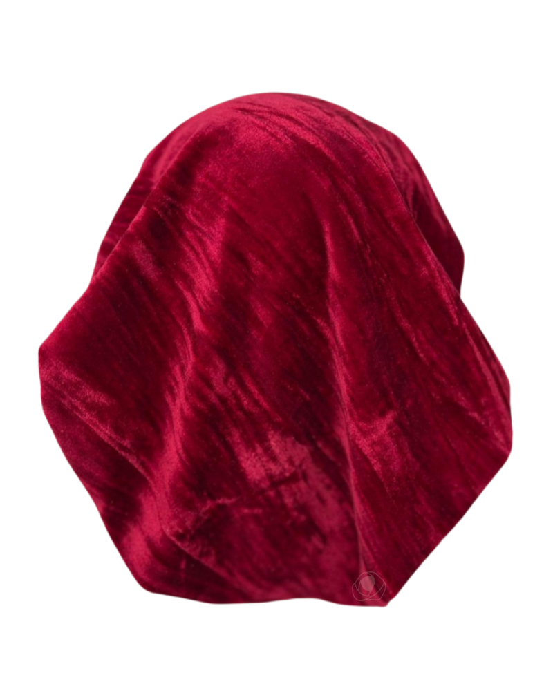 Cherie HA-DESVLVT-BRY Berry Designed Adjustable Pre-Tied Bandanna Myselflingerie.com