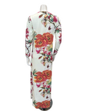 The Star Story 10-880 Wildlife Floral Cream Modal Button Down Nightgown Myselflingerie.com