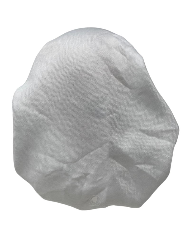 It's Younique PP-HER-WH White Herringbone Pre-Tied Bandanna with Velvet Grip Myselflingerie.com