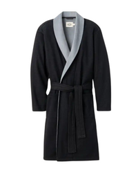 UGG Black Heather Robinson Men's Wrap Robe