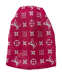 It's Younique OB-LV-HOT Hot Pink LV Inspired Pre-Tied Open Back Bandanna with Velvet Grip Myselflingerie.com