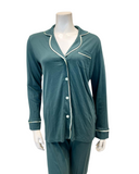 Cosabella AMORE9644 Schnapps/Verde Bella Cotton Blend Pajamas Set Myselflingerie.com