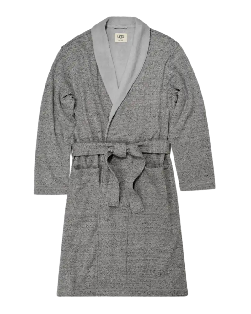 1096932  Grey Heather Robinson Men's Wrap Robe