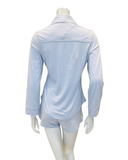 Cosabella Mattina/White Pima Lusso Cotton Blend Long Sleeve ShortsPajamas Set