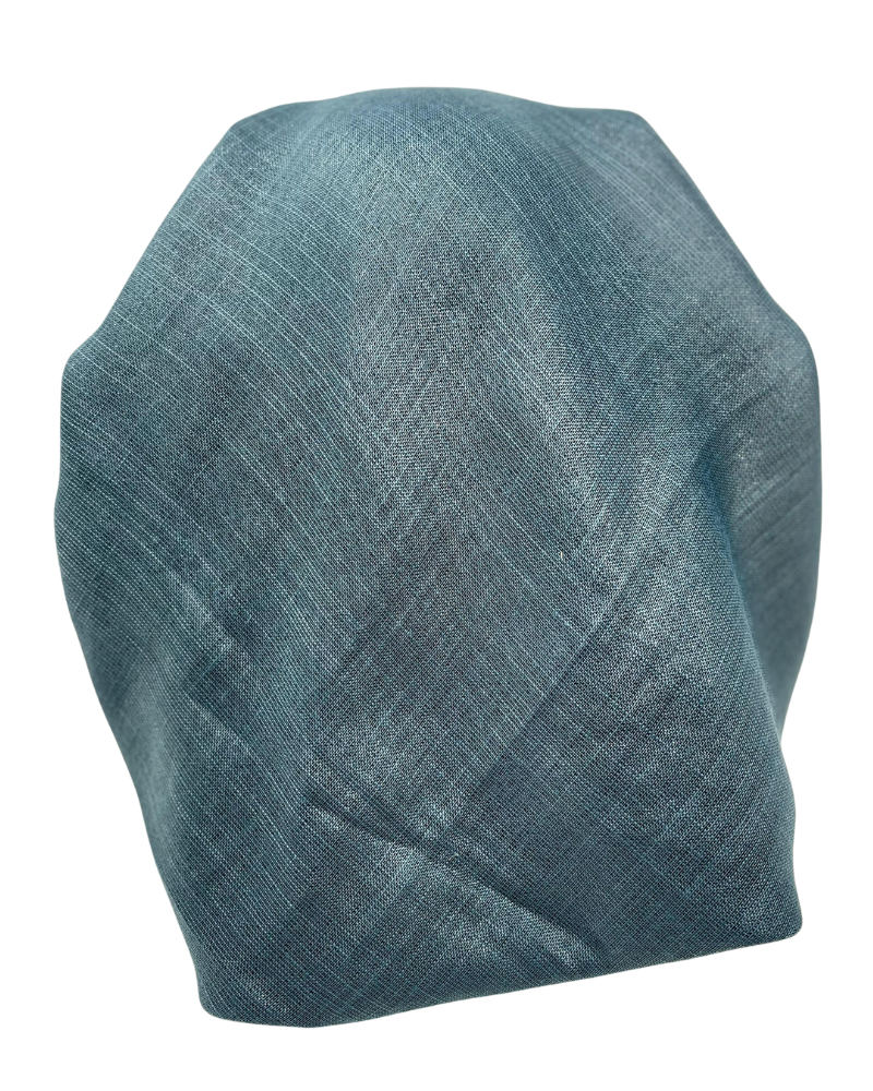 It's Younique PP-SHIM-GN Green Solid Shimmer Pre-Tied Bandanna with Velvet Grip Myselflingerie.com