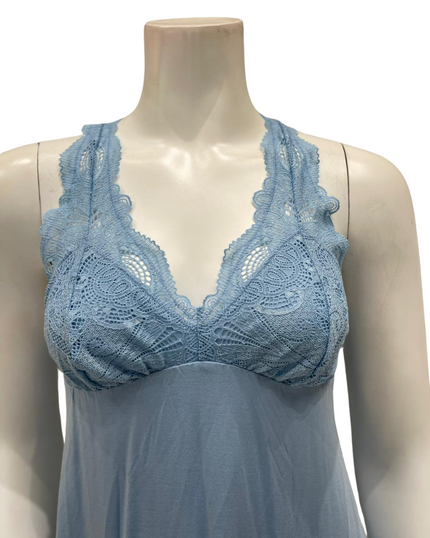 Fleur't 630 Bluebell Lace T-Back Short Modal Chemise Myselflingerie.com